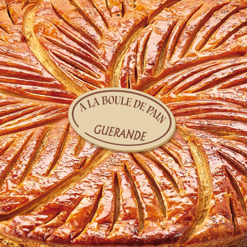 Label de forme de ovale pour signer ses galettes des rois - Artisan boulanger pâtissier
