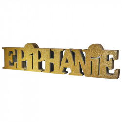 Prime, créateur de fèves pour l'Épiphanie Décoration Mot « Epiphanie...