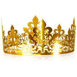 Prime, créateur de fèves pour l'Épiphanie Couronne Majestueuse Or