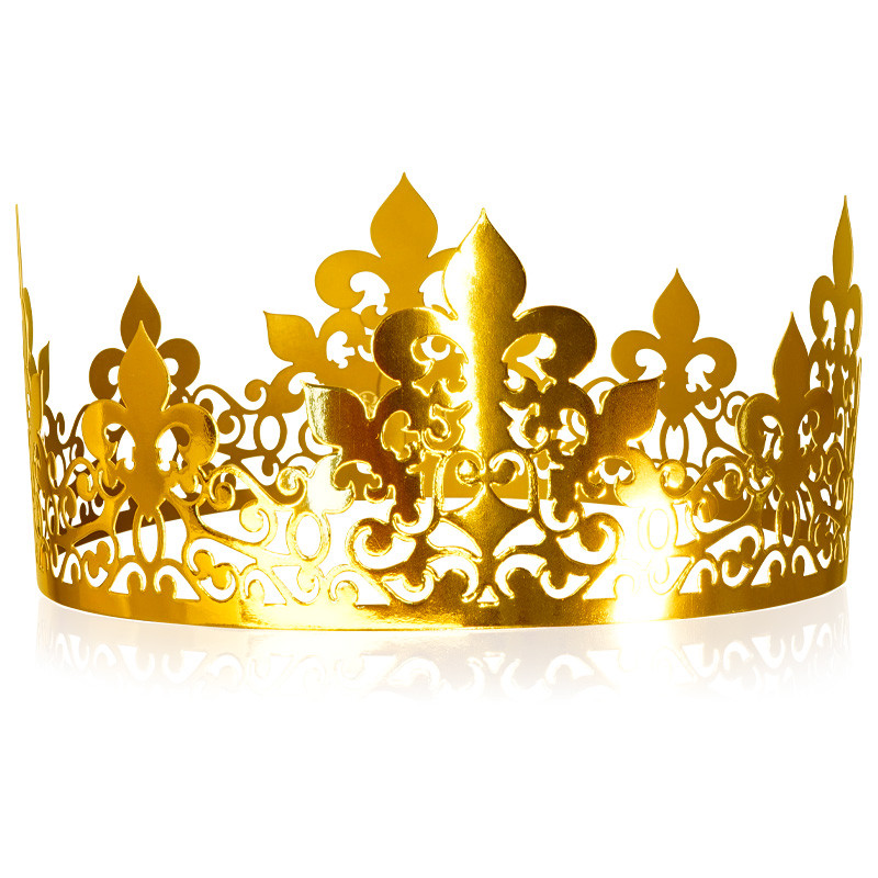 Prime, créateur de fèves pour l'Épiphanie Couronne Majestueuse Or