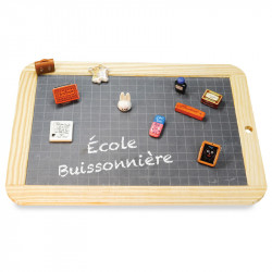 Prime, créateur de fèves pour l'Épiphanie Présentoir Ardoise