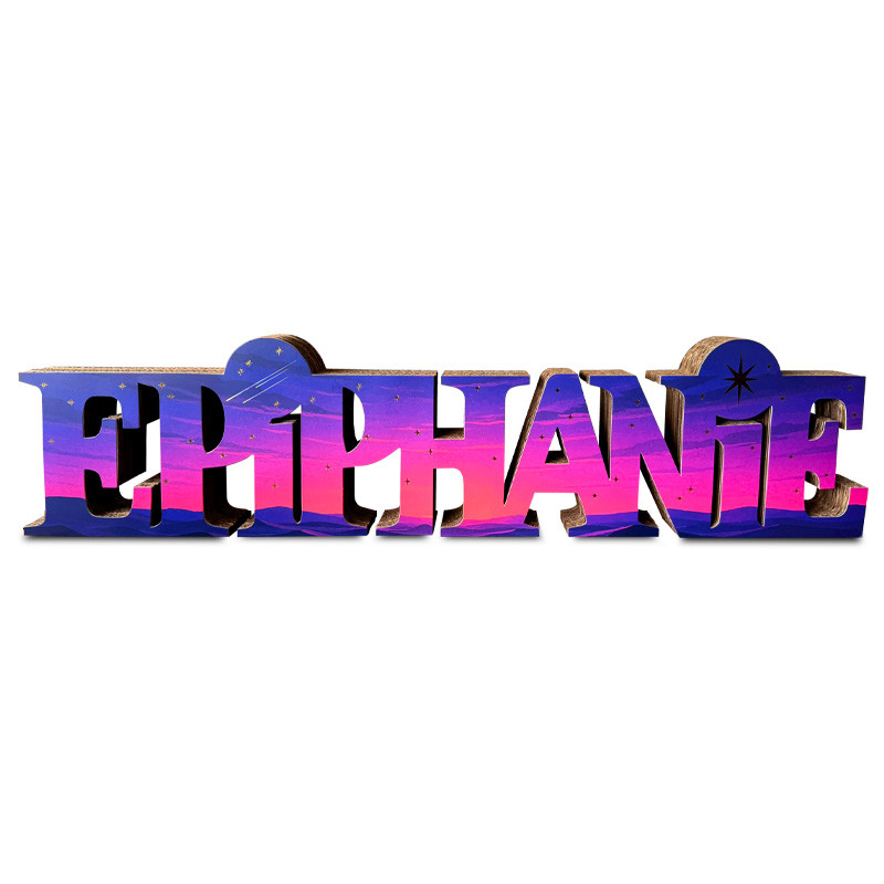 Prime, créateur de fèves pour l'Épiphanie Décoration Mot « Épiphanie...