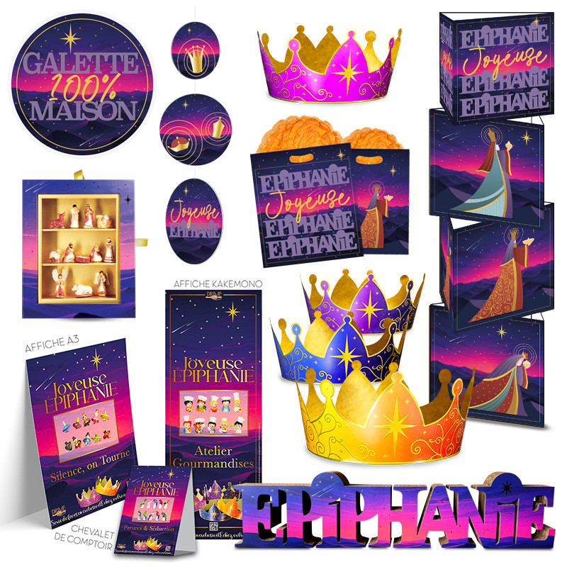 Prime, créateur de fèves pour l'Épiphanie Ambiance Magasin « 3 Mages »