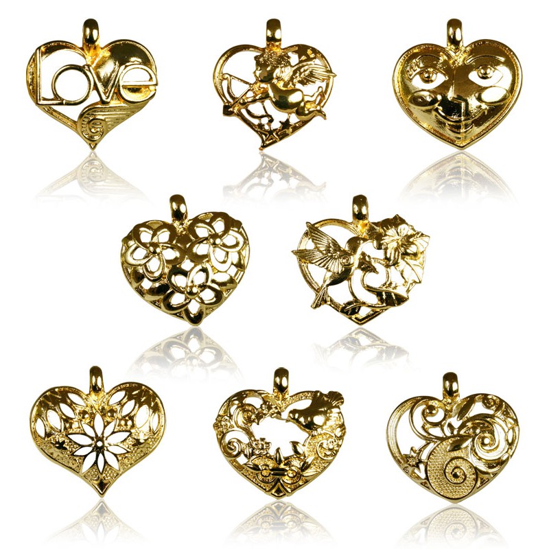 Un Cœur En Or Série de 8 fèves en porcelaine Prime